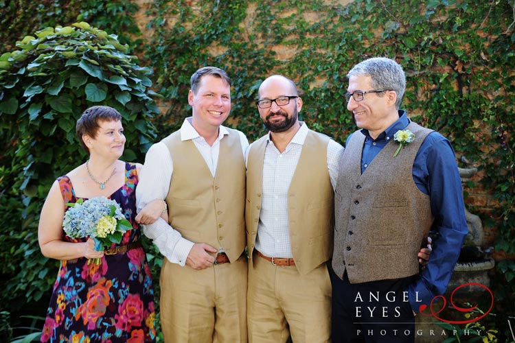 Chicago gay civil union at Uncommon Ground fun uniqe wedding venue night time full moon wedding photos Angel Eyes Photography Chicago (5)