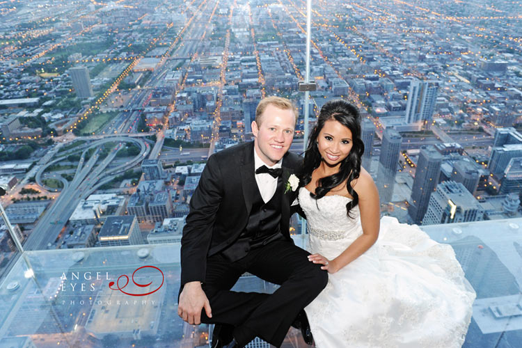 The Metropolitan Club at  Willis-Sears Tower Chicago downtown wedding (21)