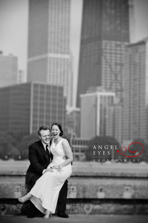 The Signature room at the 95th,  John Hancock Tower,  Chicago downtown skyline wedding photos  (13)