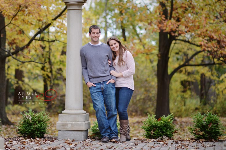 Glenview IL engagement session, Chicago engagement photography, fall photos (4)