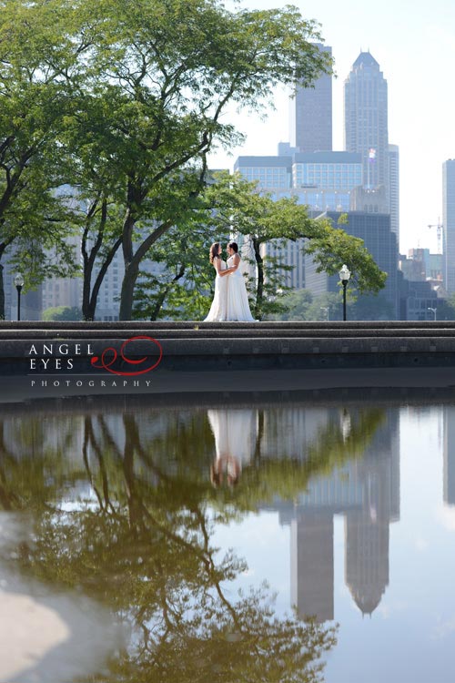 River's Restaurant wedding, Chicago reception venue, same sex wedding (4)