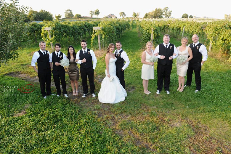 Acquaviva Winery wedding, outdoor  suburban ceremony reception, vineyard Illinois (20)