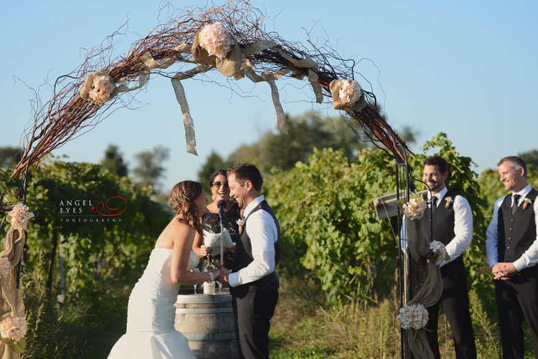 Acquaviva Winery wedding, outdoor unique ceremony reception, vineyard Illinois (3)