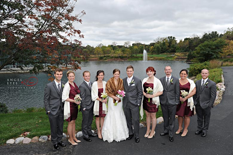 Esplanade Lakes by Doubletree wedding photos, Chicago suburban photographer (5)