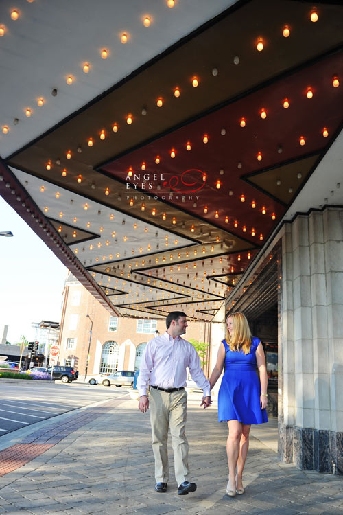 Park Ridge wedding planning, Engagement photos, Pickwick theater (5)