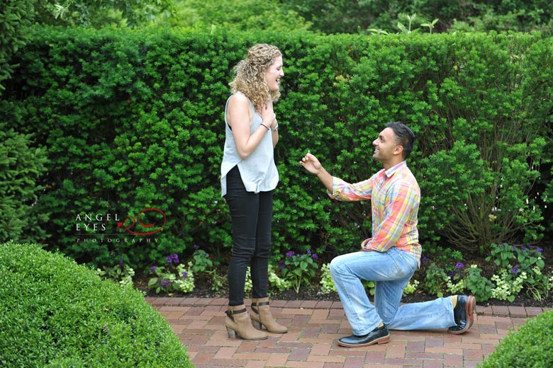 Surprise engagement proposal at the Chicago Botanic Garden, Chicago surprise proposal photographer (12)