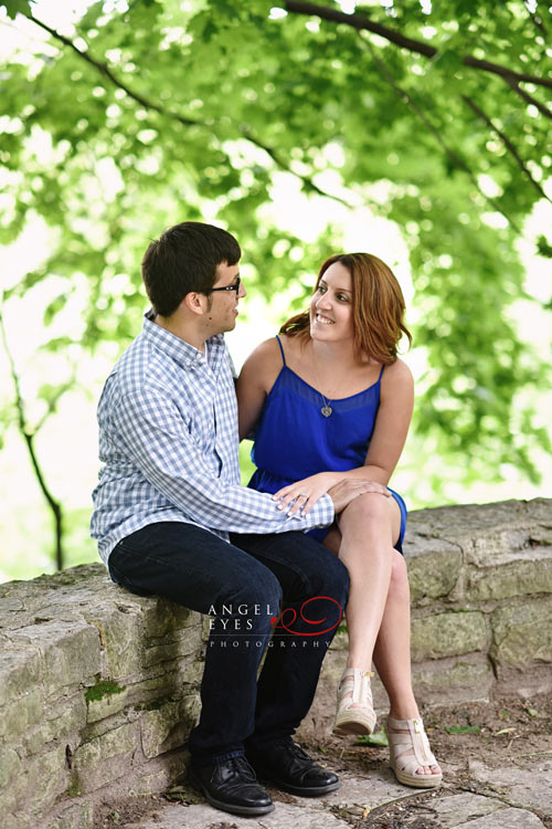 Chicago engagement photos, Save-the-date, Evanston, portrait session with dog (4)