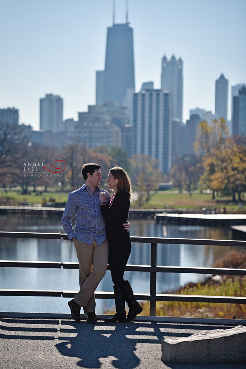 Chicago photographer, engagement photos Lincoln park, fun photos, downtown skyline (4)