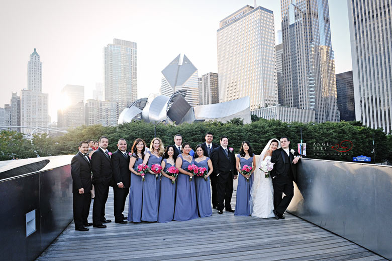 Millennium Park wedding photos,Loop area of Chicago in Illinois, Bride and Groom (11)