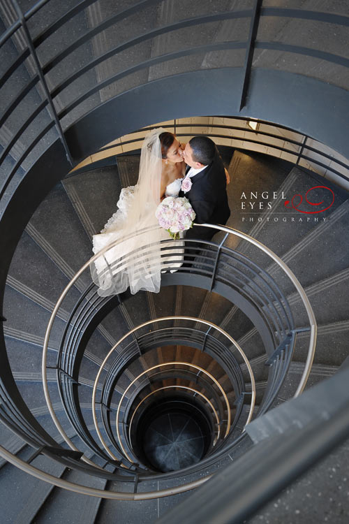 National Italian American Sports Hall of Fame wedding, rooftop skyline wedding photos in Chicago (5)