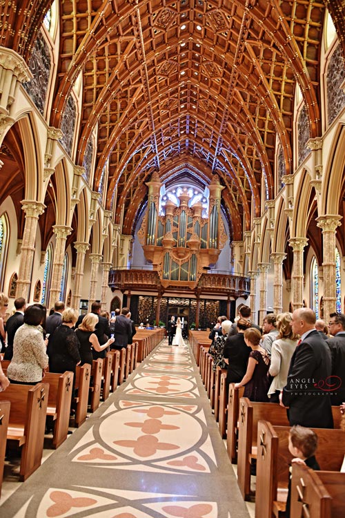 Holy Name Cathedral, Chicago wedding ceremony photos (2)