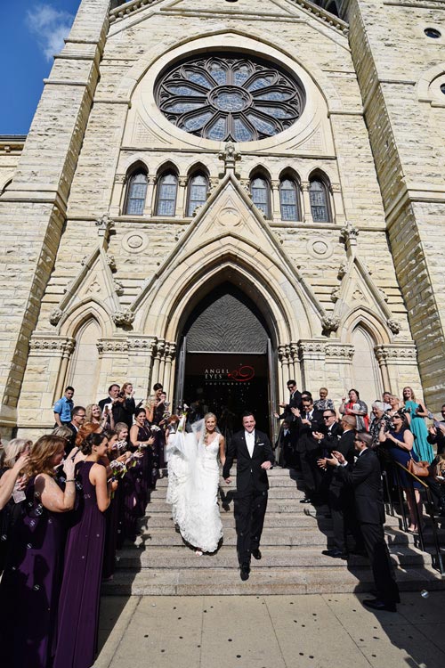 Holy Name Cathedral, Chicago wedding ceremony photos (7)